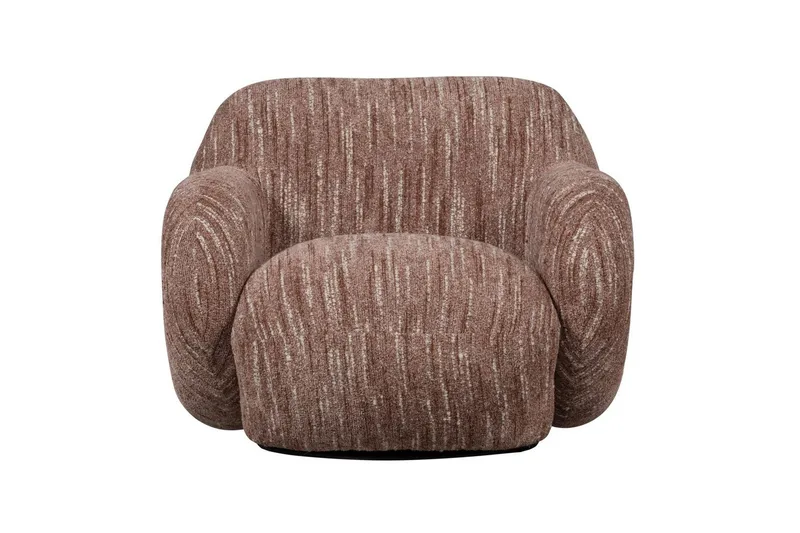 Lenestol Folke - Gammelrosa melange - Møbler - Stoler - Lenestoler