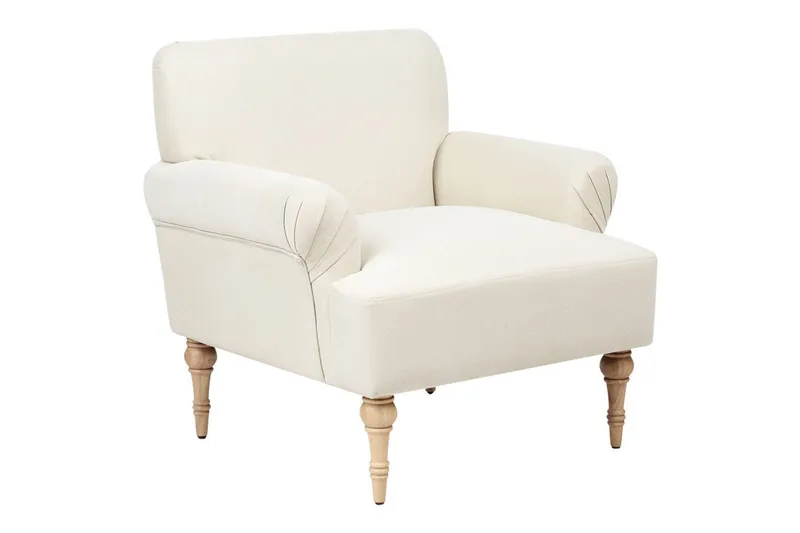 Lenestol Fredros - Beige, lyst tre - Møbler - Stoler - Lenestoler