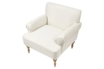 Lenestol Fredros - Beige, lyst tre - Møbler - Stoler - Lenestoler