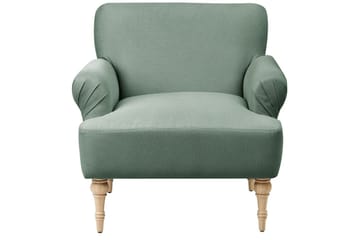 Lenestol Fredros - Grønn, lyst tre - Møbler - Stoler - Lenestoler