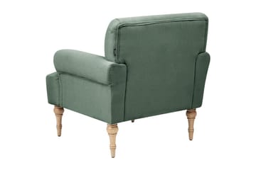 Lenestol Fredros - Grønn, lyst tre - Møbler - Stoler - Lenestoler