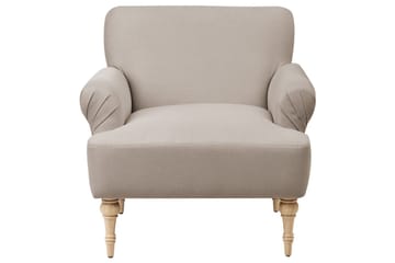 Lenestol Fredros - Taupe, lyst tre - Møbler - Stoler - Lenestoler