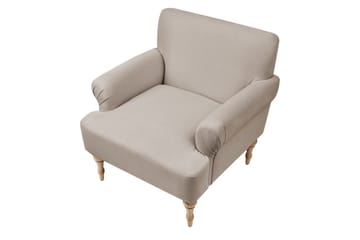 Lenestol Fredros - Taupe, lyst tre - Møbler - Stoler - Lenestoler