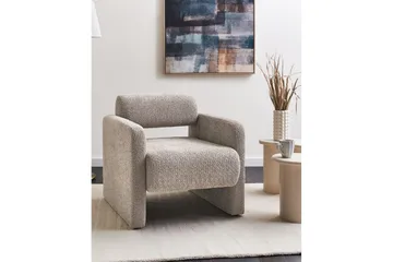 Lenestol Hallsberg - Beige - Møbler - Stoler - Lenestoler