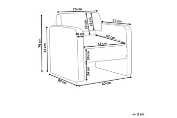 Lenestol Hallsberg - Beige - Møbler - Stoler - Lenestoler