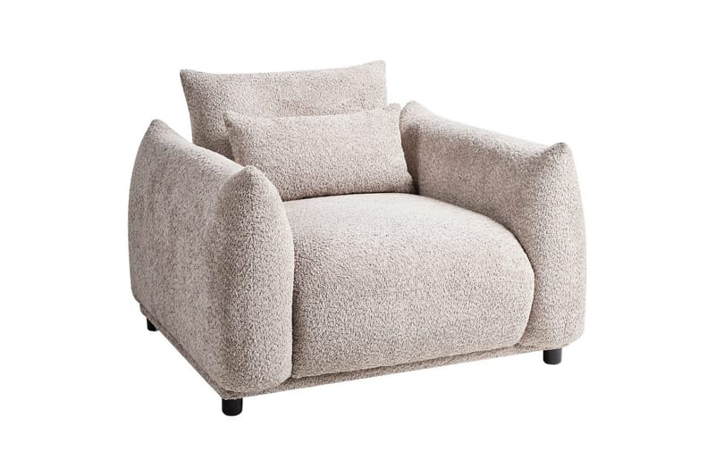 Lenestol Jamsa - Beige, svart - Møbler - Stoler - Lenestoler