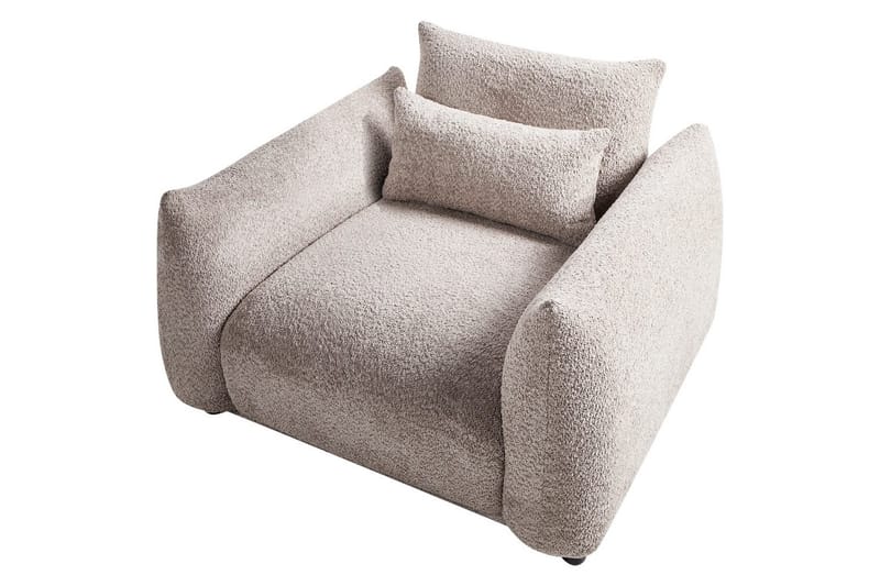 Lenestol Jamsa - Beige, svart - Møbler - Stoler - Lenestoler