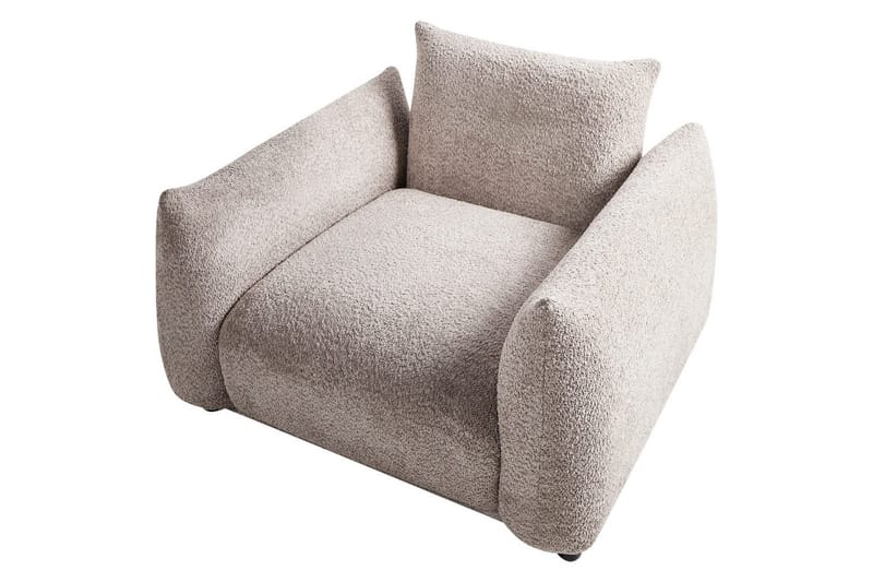Lenestol Jamsa - Beige, svart - Møbler - Stoler - Lenestoler