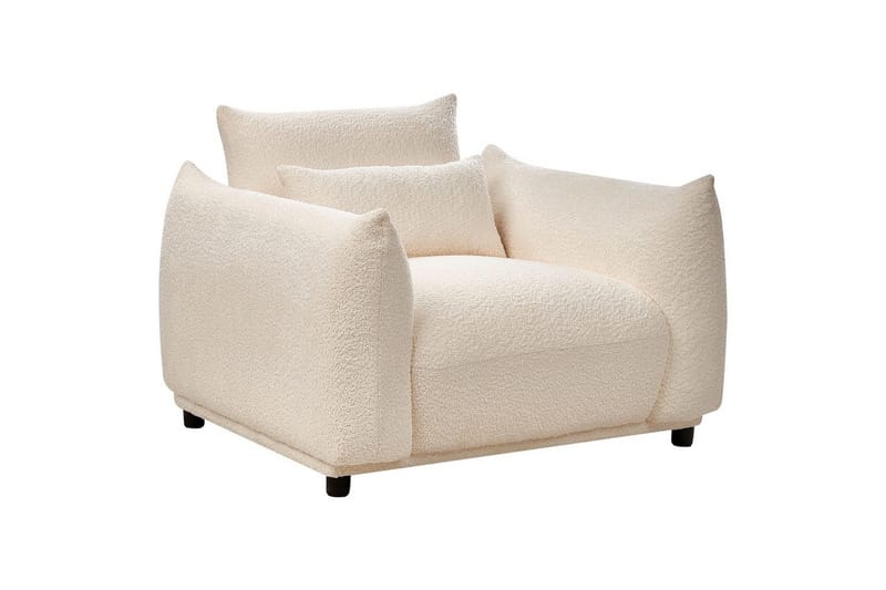 Lenestol Jamsa - Hvit, Svart - Møbler - Stoler - Lenestoler