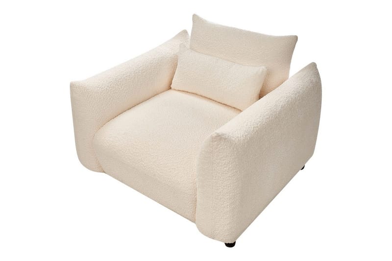 Lenestol Jamsa - Hvit, Svart - Møbler - Stoler - Lenestoler