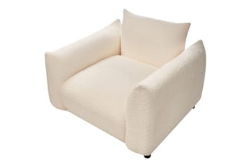 Lenestol Jamsa - Hvit, Svart - Møbler - Stoler - Lenestoler