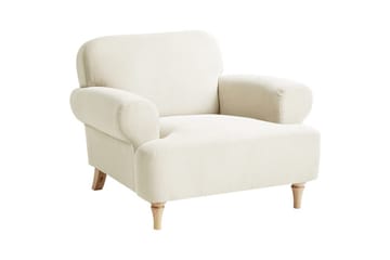 Lenestol Kiberg - Beige, Lys Tre - Møbler - Stoler - Lenestoler