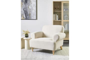 Lenestol Kiberg - Beige, Lys Tre - Møbler - Stoler - Lenestoler