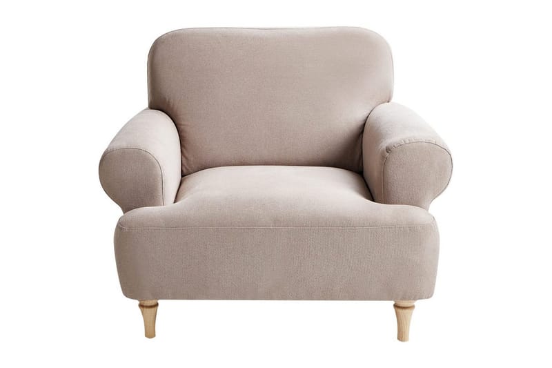 Lenestol Kiberg - Taupe, lyst tre - Møbler - Stoler - Lenestoler