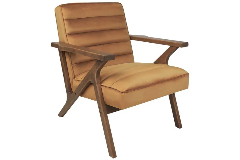 Lenestol Kisa, Brunt, mørkt tre