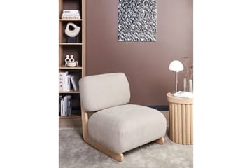 Lenestol Kokkola - Beige, lyst tre - Møbler - Stoler - Lenestoler