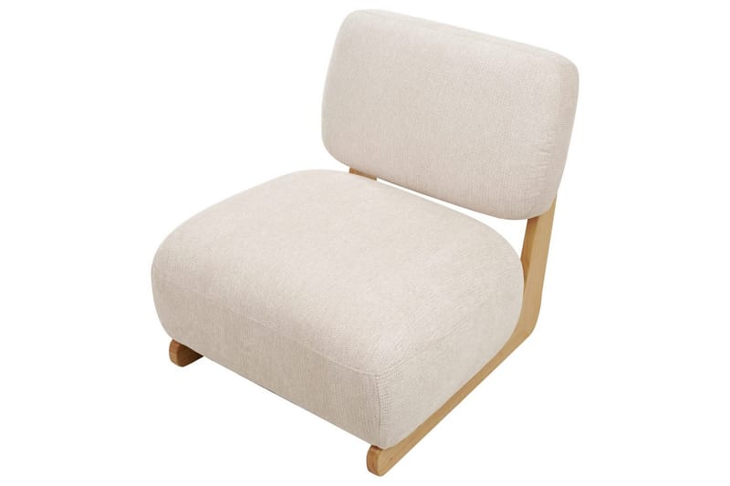 Lenestol Kokkola - Beige, lyst tre - Møbler - Stoler - Lenestoler