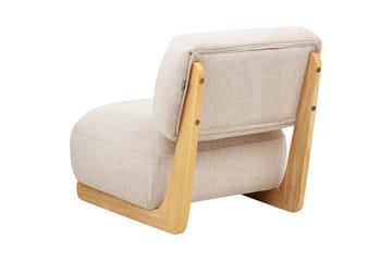 Lenestol Kokkola - Beige, lyst tre - Møbler - Stoler - Lenestoler