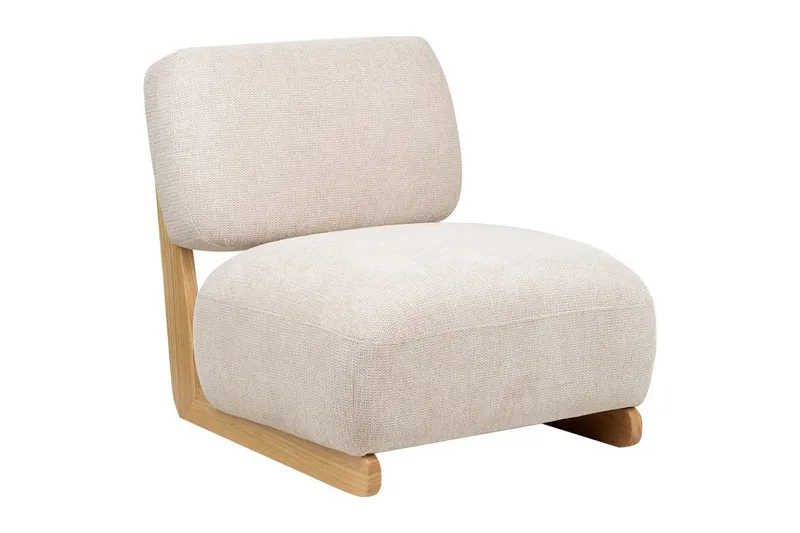 Lenestol Kokkola, Beige, lyst tre