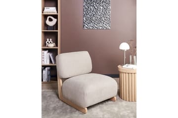 Lenestol Kokkola - Beige, lyst tre - Møbler - Stoler - Lenestoler