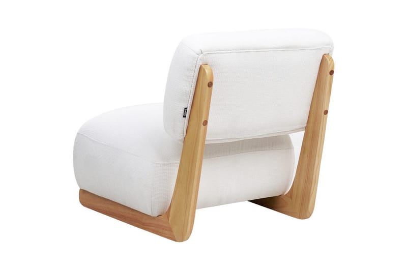 Lenestol Kokkola - Hvit, lyst tre - Møbler - Stoler - Lenestoler