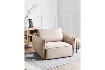 Lenestol Kunes - Taupe - Møbler - Stoler - Lenestoler