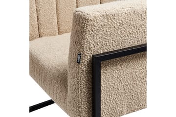 Lenestol Larvik II Beige/svart - Beige/svart - Møbler - Stoler - Lenestoler