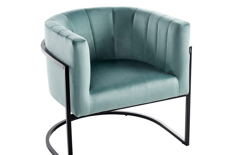 Lenestol Larvik II Grønn/svart - Grønn/svart - Møbler - Stoler - Lenestoler