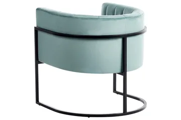 Lenestol Larvik II Grønn/svart - Grønn/svart - Møbler - Stoler - Lenestoler