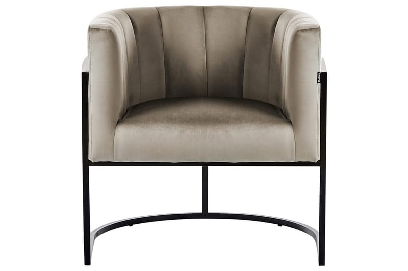 Lenestol Larvik II Taupe/svart - Taupe/svart - Møbler - Stoler - Lenestoler