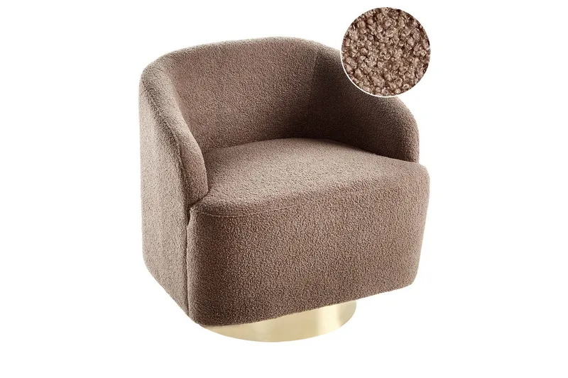 Lenestol Lavik Brun/Gull, Brun/Gull