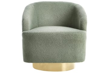 Lenestol Lavik Grønn/gull - Grønn/gull - Møbler - Stoler - Lenestoler