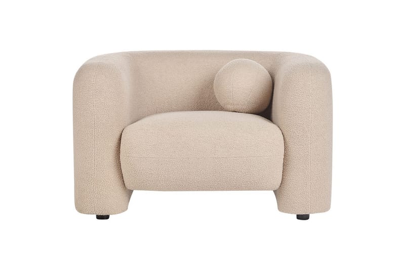 Lenestol Leiren - Beige/Bouclé - Møbler - Stoler - Lenestoler