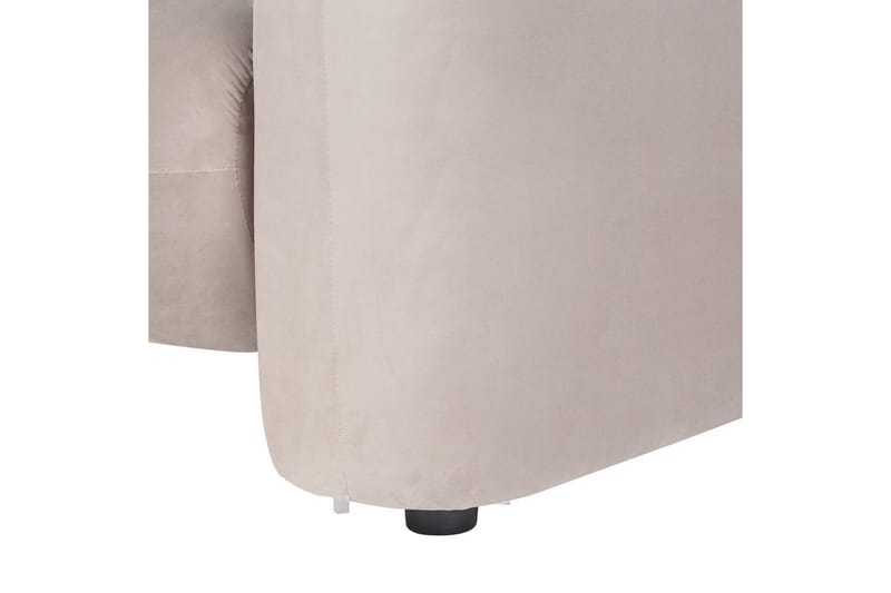 Lenestol Leiren - Taupe/Fløyel - Møbler - Stoler - Lenestoler