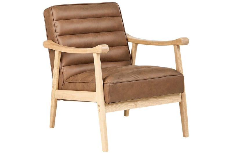 Lenestol Leknes, Brun, lyst tre