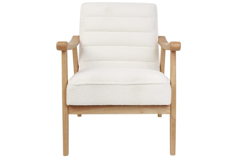Lenestol Leknes - Hvit, lyst tre - Møbler - Stoler - Lenestoler