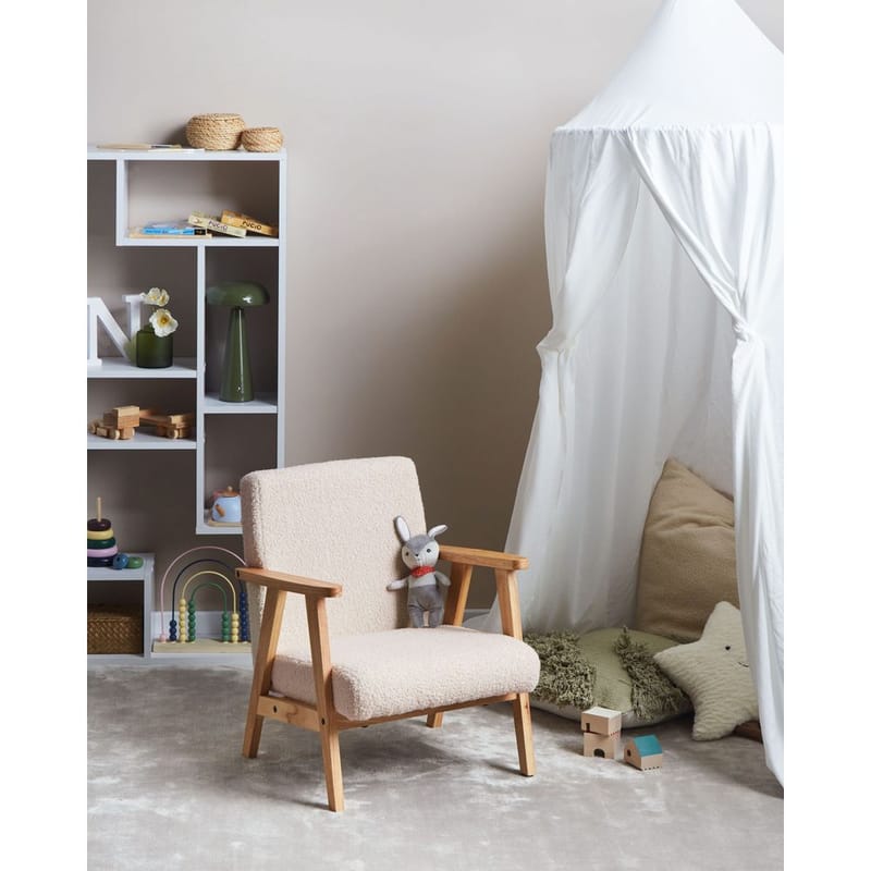 Lenestol Linde - Beige, lyst tre - Møbler - Stoler - Lenestoler - Sengestol