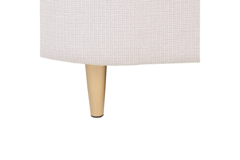 Lenestol Loen - Beige/gull/polyester/Beige/gull/Polyester - Møbler - Stoler - Lenestoler - Klubblenestol