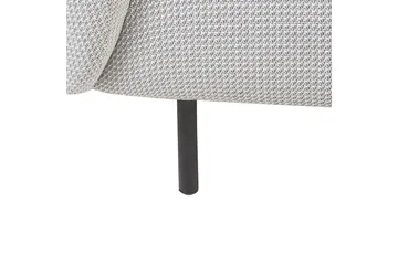 Lenestol Loen - Hvit, Svart/Polyester - Møbler - Stoler - Lenestoler