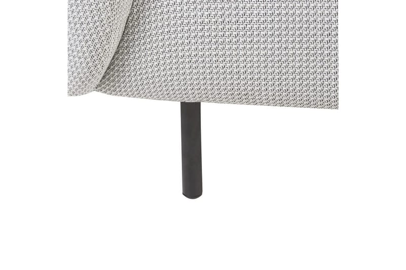 Lenestol Loen - Hvit, Svart/Polyester - Møbler - Stoler - Lenestoler