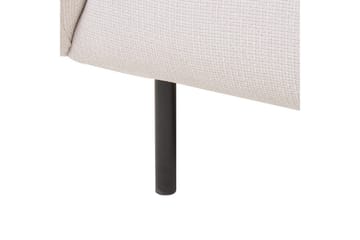 Lenestol Loen - Lysebeige, svart/Polyester, Lys beige, svart/Polyester - Møbler - Stoler - Lenestoler