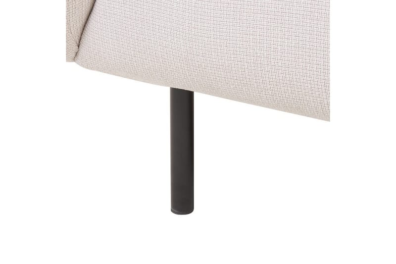 Lenestol Loen - Lysebeige, svart/Polyester, Lys beige, svart/Polyester - Møbler - Stoler - Lenestoler