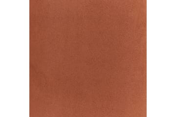 Lenestol Loen - Oransje, svart/Fløyel, Oransje, svart/fløyel - Møbler - Stoler - Lenestoler