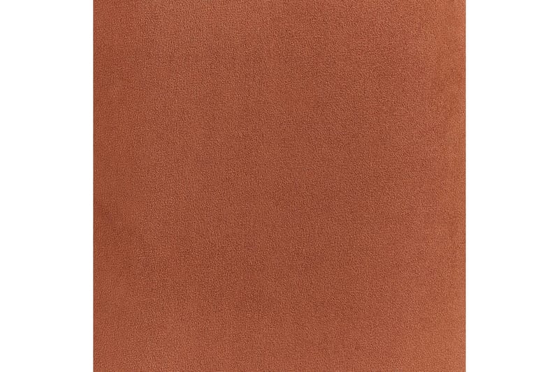 Lenestol Loen - Oransje, svart/Fløyel, Oransje, svart/fløyel - Møbler - Stoler - Lenestoler