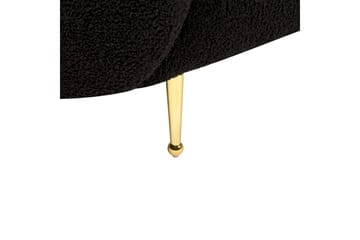 Lenestol Loen - Svart, gull/Bouclé - Møbler - Stoler - Lenestoler