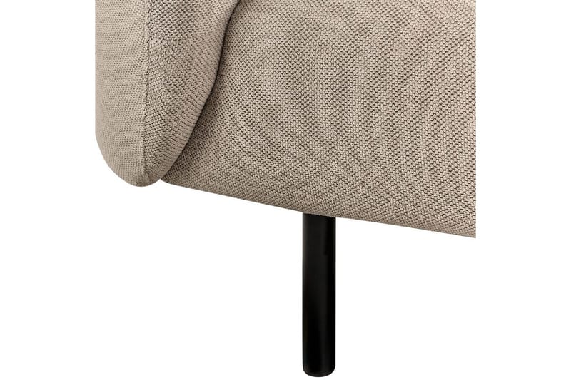 Lenestol Loen - Taupe, grå, svart/Polyester, Taupe, grå, svart/polyester - Møbler - Stoler - Lenestoler - Klubblenestol