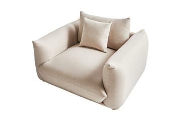 Lenestol Luvos - Beige, lyst tre - Møbler - Stoler - Lenestoler