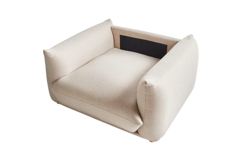 Lenestol Luvos - Beige, lyst tre - Møbler - Stoler - Lenestoler