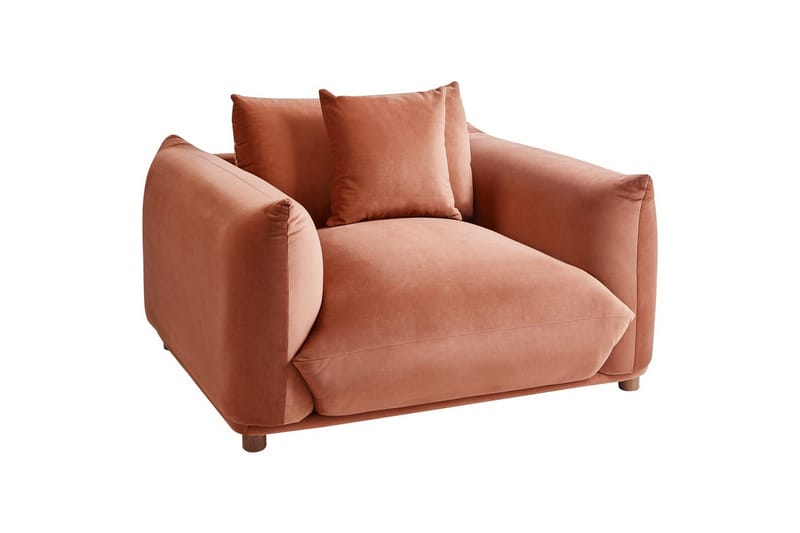 Lenestol Luvos, Brun, mørkt tre