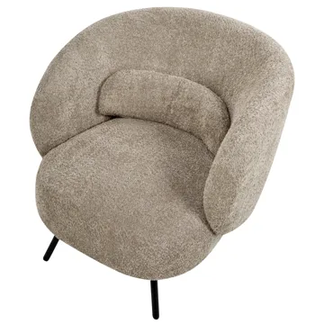 Lenestol Makela - Taupe - Møbler - Stoler - Lenestoler